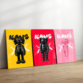 Kaws Glass Wall Art Bundle.